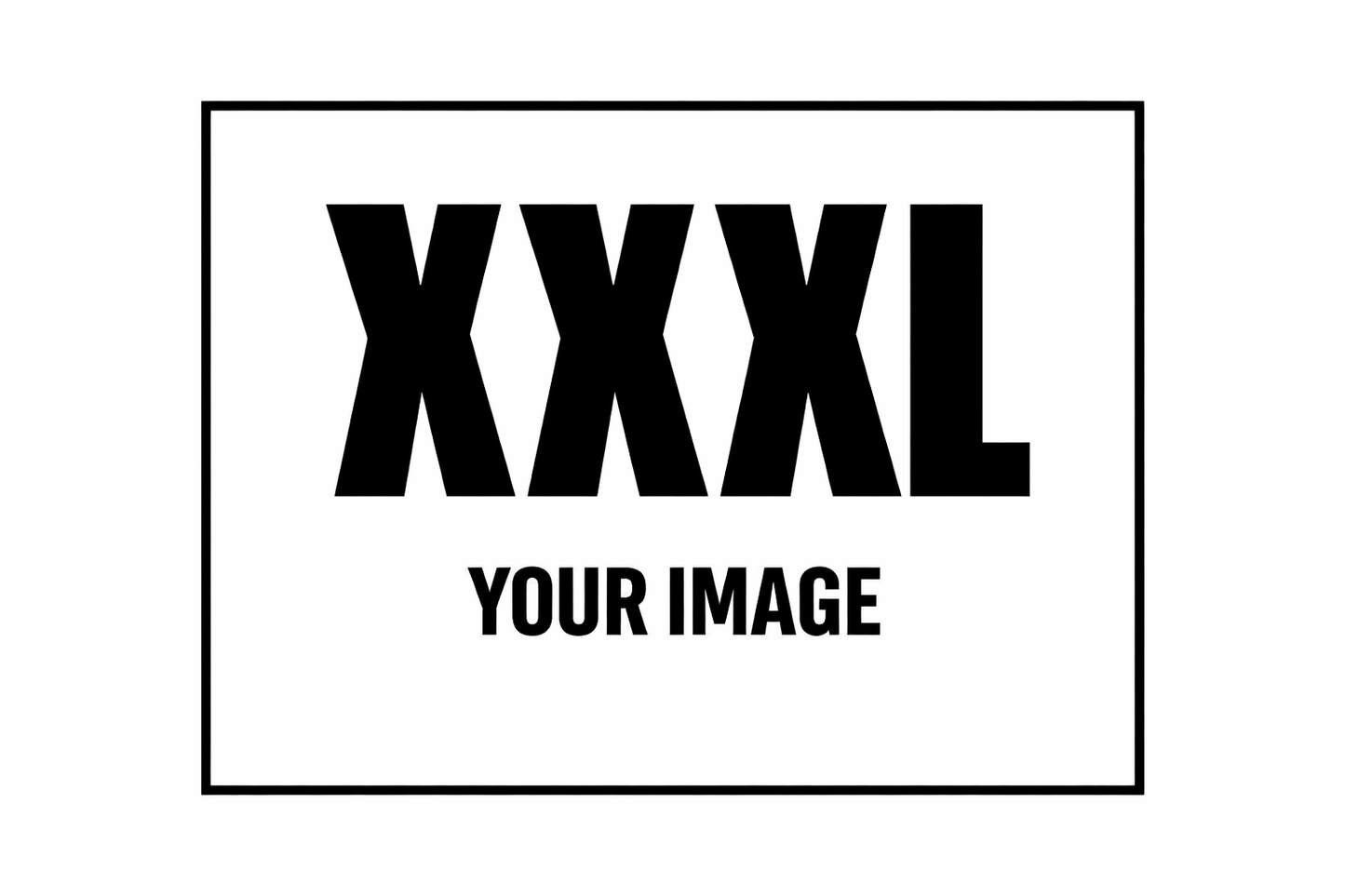 XXXL Sticker mit eigenem Design