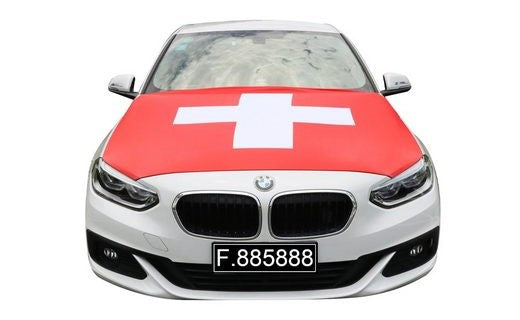 Schweiz Motorhaubenflagge