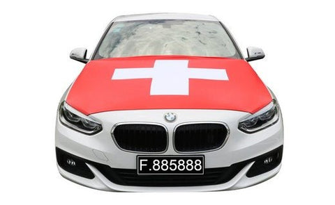 Schweiz Motorhaubenflagge